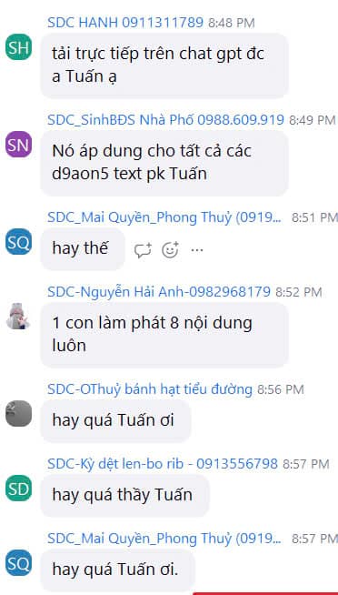 Feedback học viên 3
