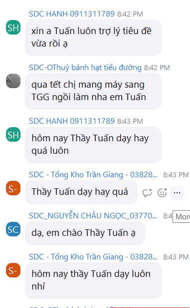 Feedback học viên 4