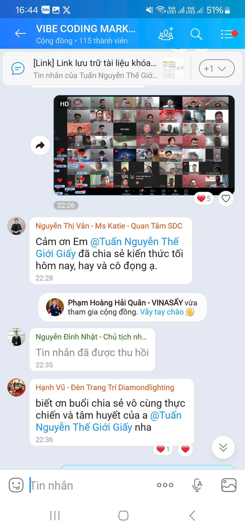Feedback học viên 8