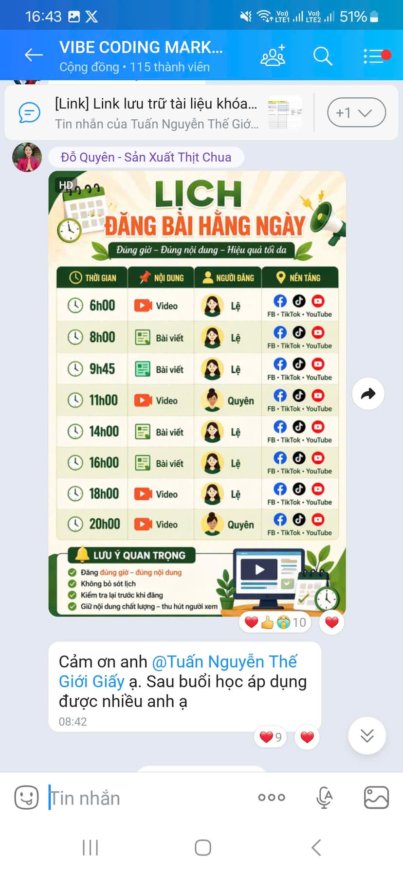 Feedback học viên 9